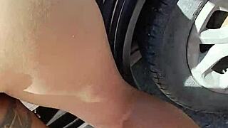 the horny mexican prostitute flashes ass publicly and gets groped freely outdoors