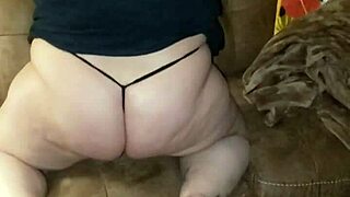 Crave This Big White Ass In Panties? Watch Milf Tease With Thong And Curves!