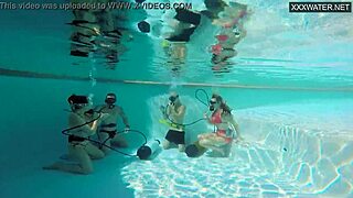 Eva Sasalka Jason Underwater Fucking!