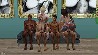 Billie And Diana Take Monster BBC Gangbang Banging!