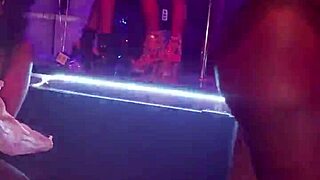 Ebony Birthday Striptease At Tampa Nightclub