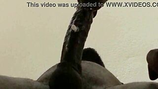 he came hard but i kept sucking his huge load down deep