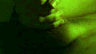 young babe gave a solo handjob while jerking off in fetish style