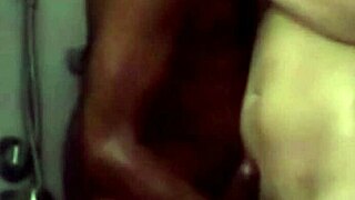 Almost got caught fucking in the shower during Mexican amateur session