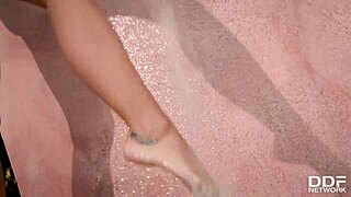 Wow! Big Tits Top Model Lucy Li Masturbates Under Waterfall Outdoors!