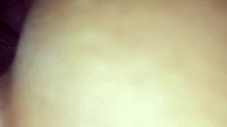 Curvy brunette wife shows off fat Mexican ass