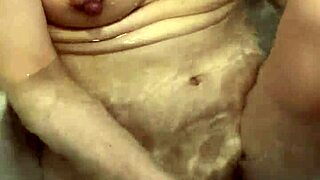 today my wife washed her body slowly in the bath before sex i got excited touching her nipples