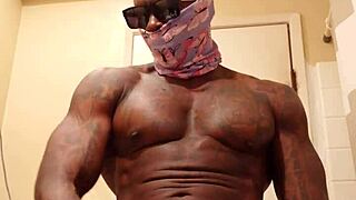 Big black hairy cock worship with Hallelujah Johnson Jeremiah the greatest pornstar ever in solo domination fetish