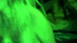 Hairy teen babe explores first-time bondage and feet play in a fetish scene