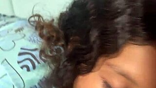 Petite young babe takes on a big black cock and ends up covered in cum