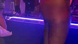 Ebony Birthday Striptease At Tampa Nightclub