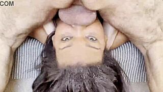 oh man brutal facefuck on jennifer dominics makin her gag hard