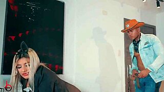 Fuck Yeah! Petite Slut Takes Bbc Hardcore On Halloween Night - Brandon Cruz