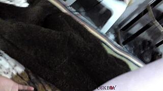 Solita spread her big ass wide for painful anal creampie with roommate SCREAMING in bed.