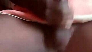 Local Big Dick Kenyan Shemale Masturbating Huge Cock