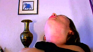 Moaning amateur homeporn chick gets wet pussy fucked in passionate dripping sex session