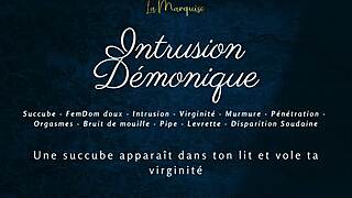 Dominique emerges as the seductive French succubus, drawing in desires with her horny allure in this European tale.