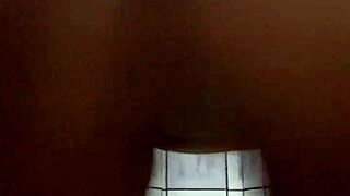 Curvy Lettyabbw shakes her big ass while dancing sensually in the bathroom.