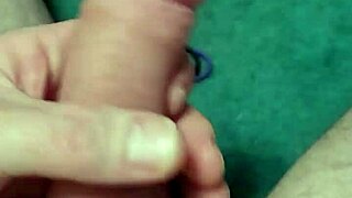 What If This Huge Cock Cums from Solo Toy Masturbation in Sexy Homemade Handjob?