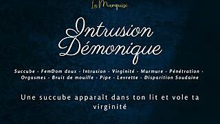 Dominique emerges as the seductive French succubus, drawing in desires with her horny allure in this European tale.