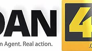 Hey, this lusty agent offers sweet girl a hot loan deal 😏