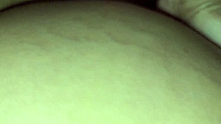 Curvy brunette wife shows off fat Mexican ass