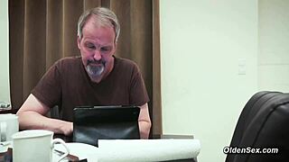 I Feel So Aroused Seducing And Fucking Older Man In Kitchen