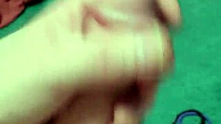 What If This Huge Cock Cums from Solo Toy Masturbation in Sexy Homemade Handjob?