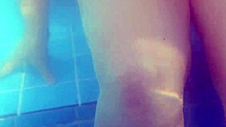 risky public sex with a petite 18+ skinny girl featuring tight pussy action by the pool