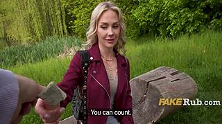 Adorable Finnish Blonde Delivers Ultimate Pussy Finish After Public Pickup