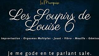 Louise's French solo orgasm sighs in European audio episode 6