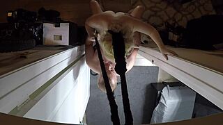 Annie Archer blonde in shower pov fetish scene