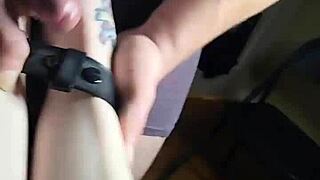 I Feel So Bound And Sexy Getting Foot Fucked With Cumshot In Bondage!