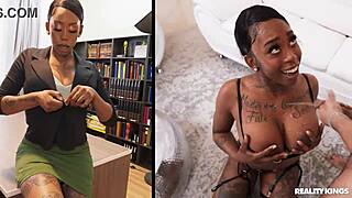 Bold Raunchy Realtors Engage in Secret Bedroom Fisting Bondage and Squirting Interracial Action