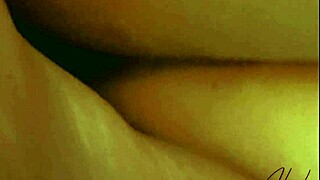 Curvy college coed takes massive cock stretching her tight hairy pussy in passionate amateur creampie session