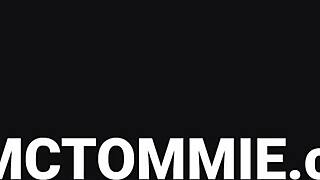 Slutty big ass girlfriend in stockings and cosplay gives cum in mouth blowjob