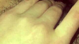 Hey, wanna see me, this babe, having fun alone with my fingers in hairy pussy for solo POV masturbation and handjob?