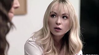 Hey Co-Workers, Want a Stellar Performance Review? Then Join This Wild 4Some with Lady Boss Vicki Chase Right Now!