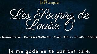 Louise's French solo orgasm sighs in European audio episode 6