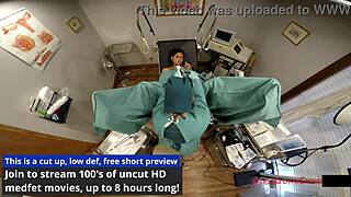 Tampa University Entrance Physical With Petite Yesenia Sparkles In Shower And Skirt Fetish