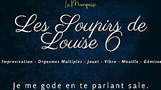 Louise's French solo orgasm sighs in European audio episode 6