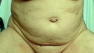 Amateur Housewife Rides Dildo to Orgasm with Naughty Tits.