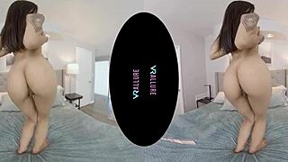 vrallure petite asian avery black masturbates with vibrator in solo