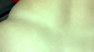 Sexy and cute blonde with big natural tits gives blowjob and gets fucked doggystyle