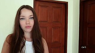 Petite slut mixes up hotel booking and ends up sharing one bed with intense consequences