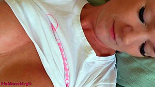 Blonde Milf With Fake Tits Masturbates Close Up Using Vibrator And Toys For Loud Moaning Orgasms On Shaved Pussy