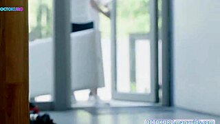 Hey, want a sensual massage? These two business chicks get oiled up by Octokuro for wild anal and blowjob fun in costumes!