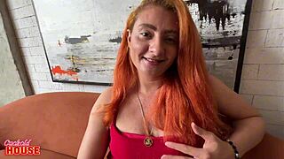 oh wow this insatiable married latina is giving it up in the ass at cuckold house with her husbands permission its so wild