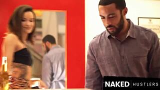 Hey, Can You Handle This Brunette Cock Slut Eden Sin Deepthroating Big Black Cock Outdoors?