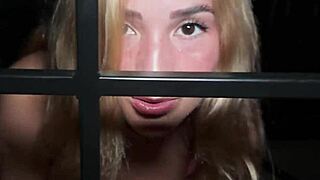 your bound slaves plead to escape the cage for rough pov threesome pussy destruction